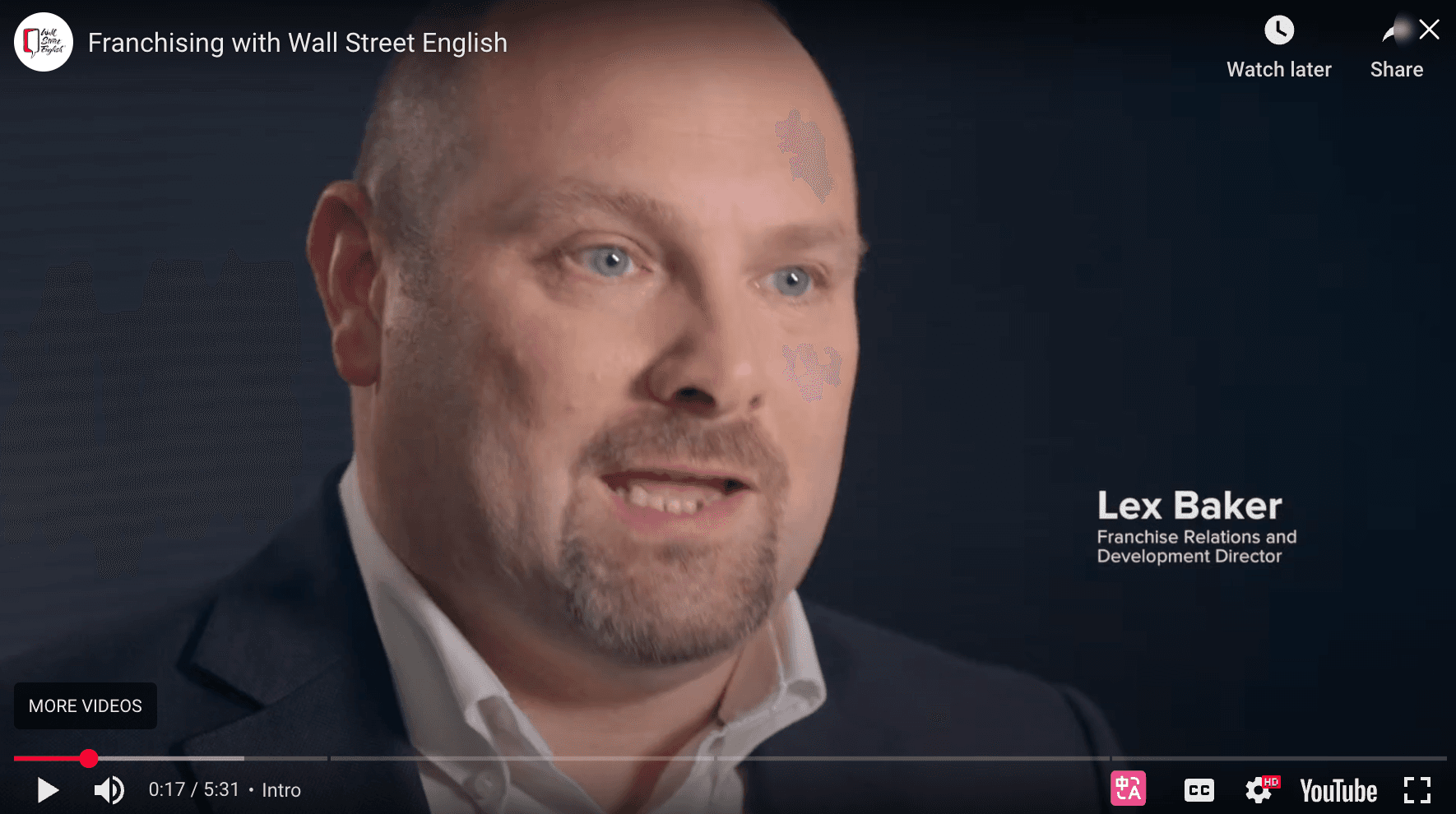 Wall Street English Franchise Video